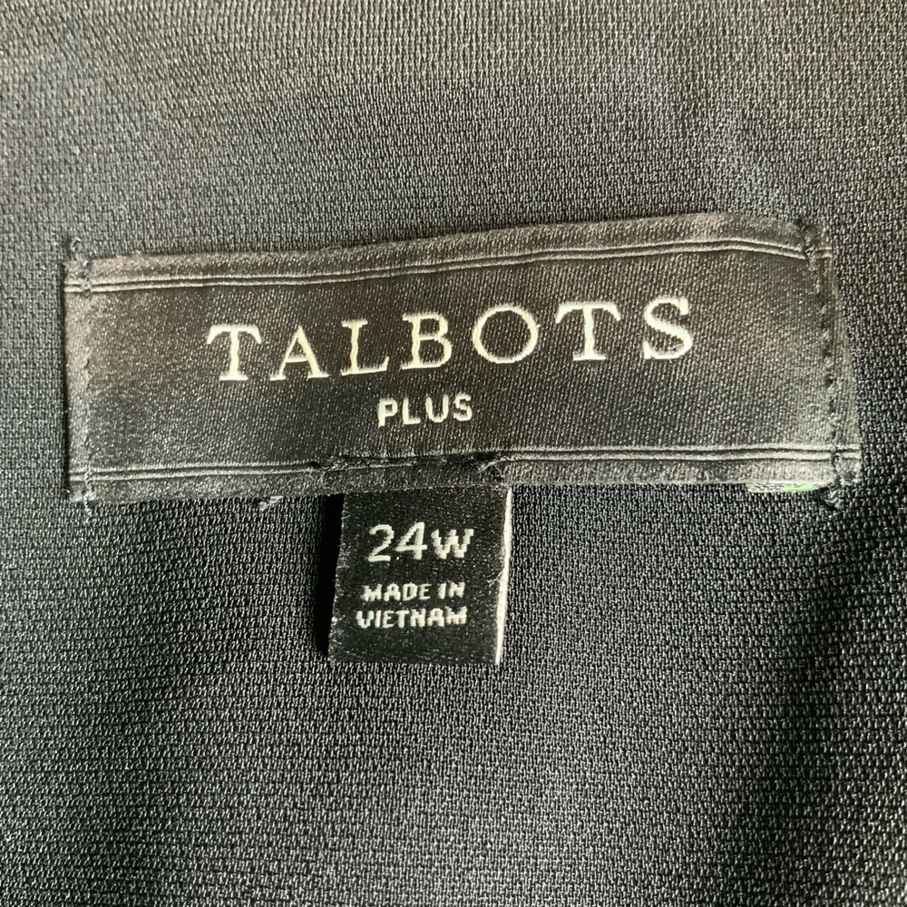 Talbots Plus Easy Travel Single Button Blazer Siz… - image 7